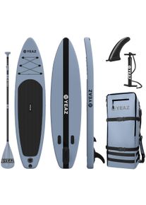 Inflatable SUP-Board YEAZ "SUP Board und Kit MARINA - EXOTRACE - SET", blau, Wassersportboards, Inflatable SUP-Board