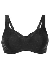 Entlastungs-BH Anita "Komfort BH Airita", Damen, Gr. 95, Cup D, schwarz, Obermaterial: 50% Polyester PES. 39% Polyamid PA. 11% Elasthan EL., BHs Entlastungs-BH