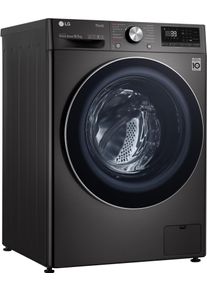 LG Waschmaschine "F6WV710P2S", Energieeffizienz: A, grau (schwarz), B:60cm H:85cm T:62cm, Waschmaschinen, TurboWash - Waschen in nur 39 Minuten, Waschmaschine