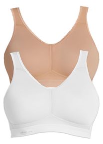 Sport-BH Anita "Sport BH light & firm", Damen, Gr. 80, Cup E, bunt (wei&szlig; beige), Stoff, Obermaterial: 80% Polyamid PA. 20% Elasthan EL., BHs Sport-BH