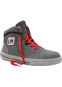 Sicherheitsschuh Elten "Vintage Mid" Gr. 43, grau, 43, Obermaterial: 100% Rindsleder Leather cow., Schuhe, Sicherheitsschuh