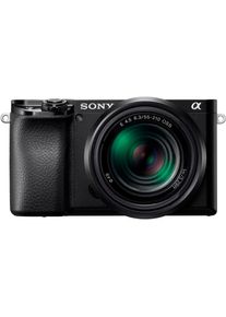 Sony Kompaktkamera "Alpha 6100 Bundle", schwarz, B:12cm H:6,69cm T:5,94cm, Fotokameras, Kompaktkamera