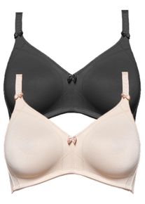 B&uuml;gelloser BH SuSa "2er Pack BH ohne B&uuml;gel Topsy", Damen, Gr. 95, Cup C, bunt (schwarz cappuccino), Obermaterial: 82% Polyamid PA. 18% Elasthan EL., BHs B&uuml;gelloser BH