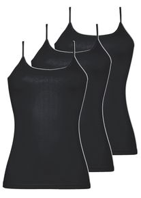 Achseltop Nina von C. "3er Pack Damen Tr&auml;gerhemd Daily", Damen, Gr. 40, N-Gr, schwarz, Obermaterial: 100% Baumwolle CO., Unterhemden Achseltop