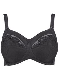 Entlastungs-BH Anita "Komfort BH Safina", Damen, Gr. 85, Cup F, schwarz, Stoff, Obermaterial: 50% Polyamid PA. 25% Polyester PES. 10% Elasthan EL. 10% Viskose CV. 5% Baumwolle CO., BHs Entlastungs-BH