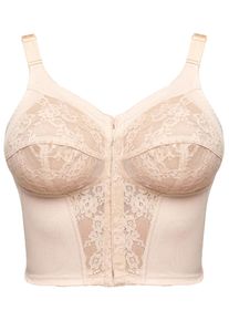 Entlastungs-BH SuSa "Longline BH Classics", Damen, Gr. 11,5, Cup D, beige (shell), Obermaterial: 65% Polyamid PA. 25% Elasthan EL. 10% Baumwolle CO., BHs Entlastungs-BH