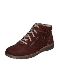 Stiefelette Josef Seibel "Steffi 53, bordo", Damen, Gr. 37, rot (bordo), Obermaterial: 100% Rindsleder Leather cow., Schuhe Stiefelette