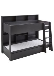 M&Ouml;BELIX M&ouml;belix , Anthrazit , Holzwerkstoff , 90x200 cm , Bettkasten , Kinder- & Jugendzimmer, Kinderbetten, Hoch- & Stockbetten, Stockbetten