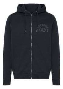 Kapuzensweatjacke Blend "Kapuzenfleecejacke BHSunic", Herren, Gr. S, schwarz, Obermaterial: 80% Polyester PES. 20% Baumwolle CO., Sweatjacken Kapuzensweatjacke