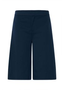 Shorts oxmo "Shorts OXNTanja", Damen, Gr. XL, N-Gr, blau (total eclipse), Obermaterial: 71% Polyester PES. 26% Viskose CV. 3% Elasthan EL., Hosen Shorts