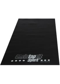 Bodenschutzmatte Christopeit Sport, schwarz, Bodenschutzplatten, B/H/L: 100cm x 0,3mm x 200cm, Bodenschutzmatte, B:100cm H:0,3mm L:200cm