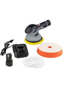 Akku-Poliermaschine APA "APA 20999 12V", grau, B:15cm H:13cm T:23,8cm, Poliermaschinen, Akku-Poliermaschine, mit Exzenter Funktion, inkl. Akku und Ladeger&auml;t