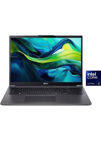 Acer Notebook "Aspire 16 A16-71M", grau (steel grau), 16 GB RAM 512 GB SSD, Core Ultra 5, Windows11Home64Bit, Notebooks, Notebook
