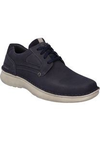 Schn&uuml;rschuh Josef Seibel "Alan 03, indigo", Herren, Gr. 40, blau (indigo), Obermaterial: 100% Rindsleder Leather cow., Schuhe Schn&uuml;rschuh