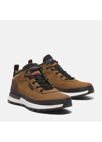 Sneaker Timberland "FIELD TREKKER - LOW LACE SNEAKER", Herren, Gr. 43, braun (medium braun nubuck), Leder, Schuhe Sneaker, Wintersneaker, Sneaker, Winterschuhe