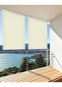 Senkrechtmarkise Hecht INTERNATIONAL, beige, B:100cm L:230cm, Polyester, Polyvinylchlorid (PVC), Markisen, Senkrechtmarkise, LxB: 230x140 cm