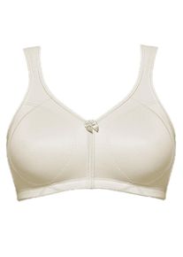 Entlastungs-BH SuSa "Entlastungs BH Topsy Plus", Damen, Gr. 85, Cup D, beige (champagnermicro), Obermaterial: 78% Polyamid PA. 22% Elasthan EL., BHs Entlastungs-BH