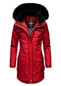 Wintermantel Navahoo "Wintermantel Tiniis", Damen, Gr. XS, rot, Obermaterial: 56% Nylon NY. 44% Polyester PES. Obermaterial: Futter: 100% Polyester PES. 100% Polyester PES., M&auml;ntel Wintermantel