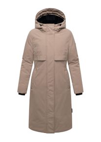Wintermantel Navahoo "Wintermantel Eismelodie 14", Damen, Gr. M, beige (taupe grau), Obermaterial: 100% Polyester PES. Obermaterial: Futter: 100% Polyester PES. 100% Polyester PES., M&auml;ntel Wintermantel