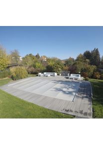 Pool-Abdeckplane KWAD "FLEX f&uuml;r Pools der Gr&ouml;&szlig;e 7,0 x 3,5 m", beige (sand), B:400cm L:750cm, Polyvinylchlorid (PVC), Planen, Pool-Abdeckplane, in verschiedenen Farben