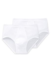 Slip Schiesser "Slip Original Classics 2er Pack", Herren, Gr. L, wei&szlig;, Obermaterial: 100% Baumwolle CO., Unterhosen Slip