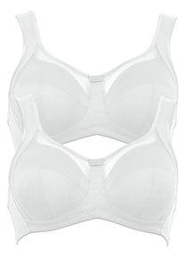 Entlastungs-BH Anita "Komfort BH Clara", Damen, Gr. 100, Cup H, wei&szlig; (wei&szlig; wei&szlig;), Obermaterial: 85% Polyamid PA. 15% Elasthan EL., BHs Entlastungs-BH