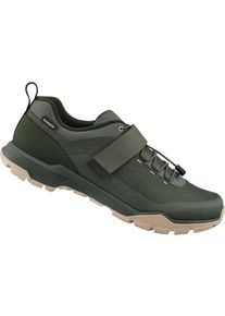 Fahrradschuh Shimano "Herren - Fahrradschuhe EX500", Herren, Gr. 43, gr&uuml;n (khaki), Obermaterial: 100% Synthetik synthetic., Schuhe Fahrradschuh