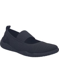 Ballerina Josef Seibel "Wynona 07, black-black", Damen, Gr. 38, schwarz (schwarz, schwarz), Obermaterial: 80% Rindsleder Leather cow. 20% Textilmaterial TEXMAT., Schuhe Ballerina