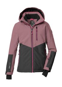Skijacke Killtec "KSW 207 GRLS SKI JCKT", M&auml;dchen, Gr. 176, pink, Obermaterial: 100% Polyester;Futter: 100% Polyester;F&uuml;llung: 100% Polyester, Jacken Skijacke, Wasserdichte, atmungsaktive Kinderjacke mit reflektierenden Details
