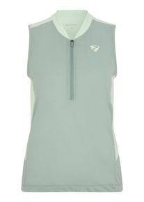 Radtrikot Ziener "NIKOLETTA-Z", Damen, Gr. 48, gr&uuml;n (gr&uuml;n frost), Obermaterial: 85% Polyester, 15% Baumwolle. Obermaterial 2: 86% Polyester, 14% Baumwolle, Trikots Radtrikot