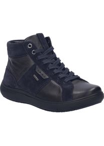 Sneaker Josef Seibel "Megan 53, ocean", Damen, Gr. 40, blau (ocean), Obermaterial: 100% Rindsleder Leather cow., Schuhe Sneaker