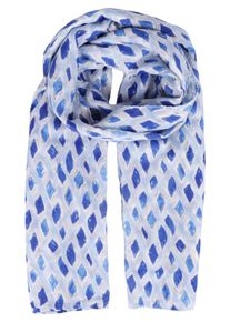 Modeschal Capelli New York, Damen, blau (blau combo), Obermaterial: 100% Polyester, Modet&uuml;cher Modeschal