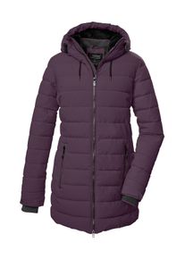 Steppmantel Killtec "KOW 55 WMN QLTD PRK", Damen, Gr. 48, pflaume, Obermaterial: 100% Polyester.Futter: 100% Polyester.F&uuml;llung: 100% Polyester, M&auml;ntel Steppmantel, Wasserabweisender, winddichter Damenparka, atmungsaktiv