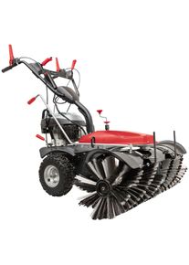 Kehrmaschine Scheppach "SC2200PE", schwarz (schwarz, rot), B:103cm H:115cm L:148cm, Einachser, Kehrmaschine, 3,6 kW/4,5 PS, inkl. Schneer&auml;umschild