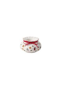 Weihnachtsfigur VILLEROY & BOCH "Teelichthalter Toy's Delight Decoration &oslash; 9,9 cm bunt", bunt, Dekofiguren, Weihnachtsfigur