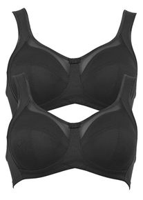 Entlastungs-BH Anita "Komfort BH Clara", Damen, Gr. 95, Cup D, schwarz (schwarz schwarz), Obermaterial: 85% Polyamid PA. 15% Elasthan EL., BHs Entlastungs-BH