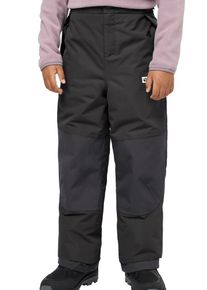 Schneehose Jack Wolfskin "ACTAMIC 2L INS PANTS K", M&auml;dchen, Gr. 128, Normalgr&ouml;&szlig;en, schwarz, Obermaterial: 100% Polyester. F&uuml;llung: 100% Polyester. Futter: 100% Polyester, Hosen Schneehose