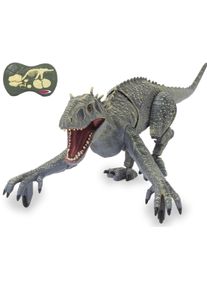RC-Tier Jamara "Dinosaurier Exoraptor, Li-Ion 3,7V, 2,4GHz, grau", grau, Fernlenkfahrzeuge, KinderB:22cm H:17cm, RC-Tier, mit Licht und Sound, B:22cm H:17cm
