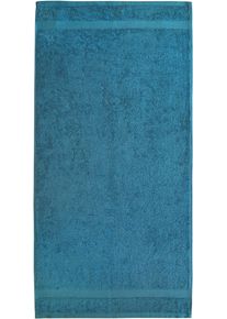 Strandtuch Dyckhoff "Planet", blau (petrol), B:70cm L:200cm, Walkfrottier, Obermaterial: 100% Baumwolle, Handt&uuml;cher, Strandtuch