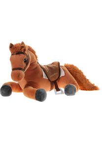 Pl&uuml;schfigur HEUNEC "Bibi & Tina, Pferd Amadeus liegend, 50 cm", braun, Pl&uuml;schfiguren, KinderB:18cm H:28cm L:50cm, Pl&uuml;schfigur, enth&auml;lt recyceltes Material, B:18cm H:28cm L:50cm