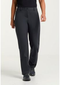Trekkinghose Jack Wolfskin "TREK TERRAIN PANTS W", Damen, Gr. 36, Normalgr&ouml;&szlig;en, schwarz, Obermaterial: 90% Polyester, 10% sonstige Fasern. Futter: 100% Polyester, Hosen Trekkinghose