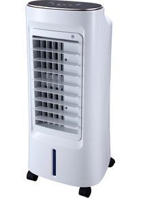 Sonnenk&ouml;nig Standventilator SONNENK&Ouml;NIG "Air Fresh 7, Leistung 90/100W, K&uuml;hlen-Funktion, Befeuchtungs-Funktion", wei&szlig;, B:34cm H:77cm T:32cm, Ventilatoren, Standventilator, 9h Timer, Fernbedienung, &Uuml;berhitzungsschutz, 4 Ventilationsstufen