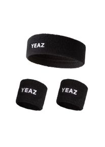 Schwei&szlig;band YEAZ "Stirn- und Schwei&szlig;band FAME", Damen, schwarz, Modet&uuml;cher Schwei&szlig;band