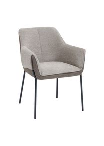 Armlehnstuhl Chloe Braun/Dunkelbraun