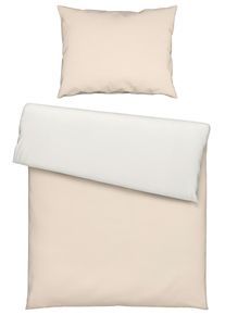 Bettw&auml;sche Annika in Wei&szlig;/Beige ca. 140x200cm