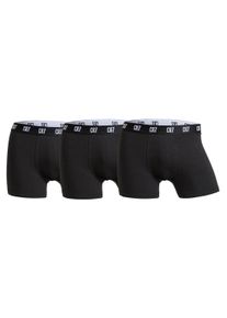 Boxershorts CR7 "Boxershort 3er Pack", Herren, Gr. XL, schwarz, Obermaterial: 95% Baumwolle CO. 5% Elasthan EL., Unterhosen Boxershorts