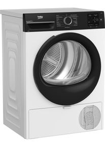 Beko W&auml;rmepumpentrockner "BM3T30230W", Energieeffizienz: D, wei&szlig;, B:59,8cm H:84,6cm T:60,7cm, Trockner, Schontrommel, f&uuml;r gro&szlig;e Haushalte geeignet, W&auml;rmepumpentrockner