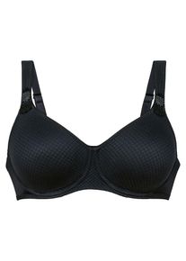 Entlastungs-BH Anita "Komfort B&uuml;gel BH Leni", Damen, Gr. 95, Cup C, schwarz, Stoff, Obermaterial: 74% Polyamid PA. 26% Elasthan EL., BHs Entlastungs-BH