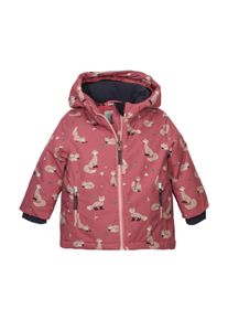 Skijacke "FISW 29 MNS SKI JCKT", M&auml;dchen, Gr. 98/104, rot, Obermaterial: 100% Polyester.Obermaterial 2: 100% Polyester.Futter: 100% Polyester.F&uuml;llung: 100% Polyester, FIRST INSTINCT BY Killtec, Jacken Skijacke, Wasserdichte Jacke mit verl&auml;ngerbaren &Auml;rmeln und stylischem Print