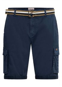Cargoshorts Blend "Cargoshorts BHBrian", Herren, Gr. XL, N-Gr, blau (navy), Obermaterial: 98% Baumwolle CO. 2% Elasthan EL., Hosen Cargoshorts